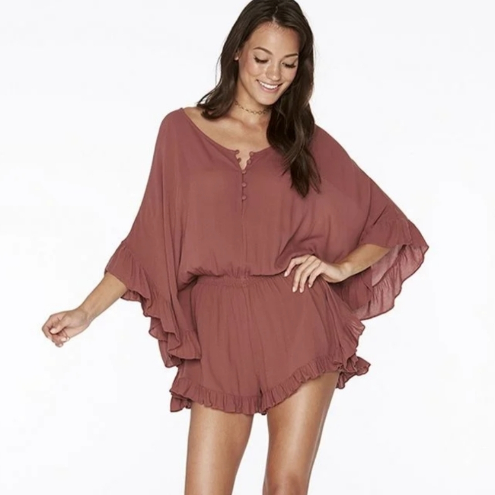 L*Space Emily Romper in Sahara - Picture 2 of 5